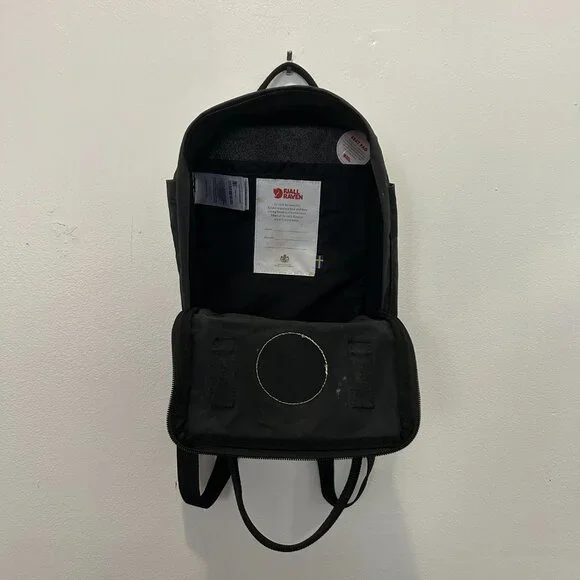 Fjallraven Kanken Backpack Mini Classic Black Used 23561 - Picture 5 of 7